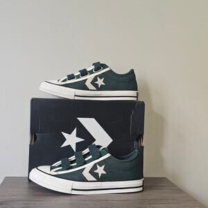 Converse Star Player 76 Easy -On Luxe Size 2.5 Green Envy A12305F NWT